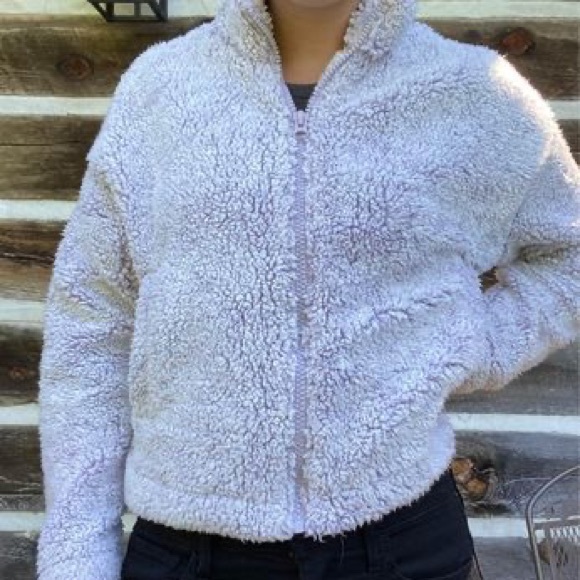 Garage fuzzy fall sweater coat - Picture 2 of 2